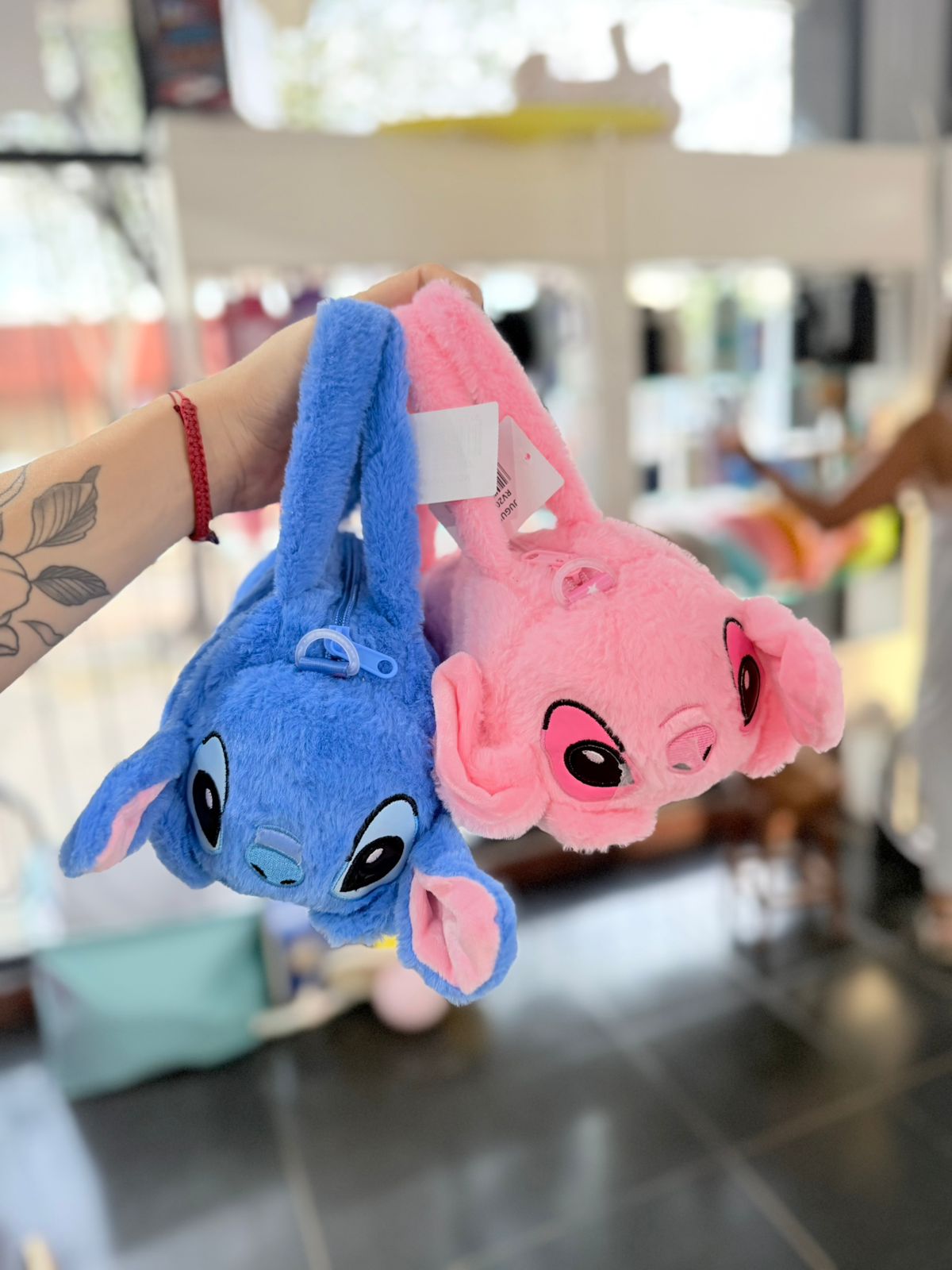 Cartera Peluche Stitch