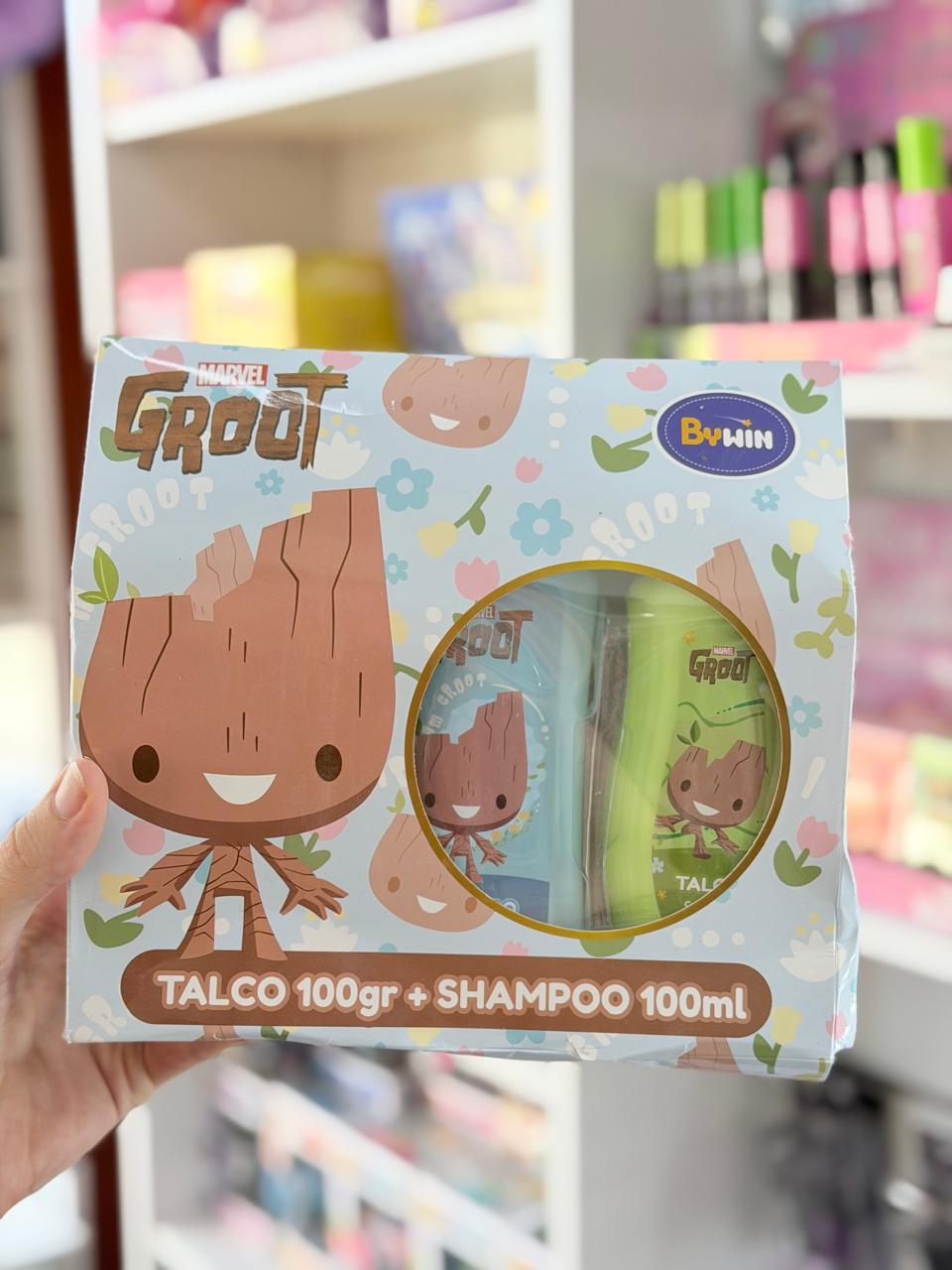 Talco+shampoo Groot