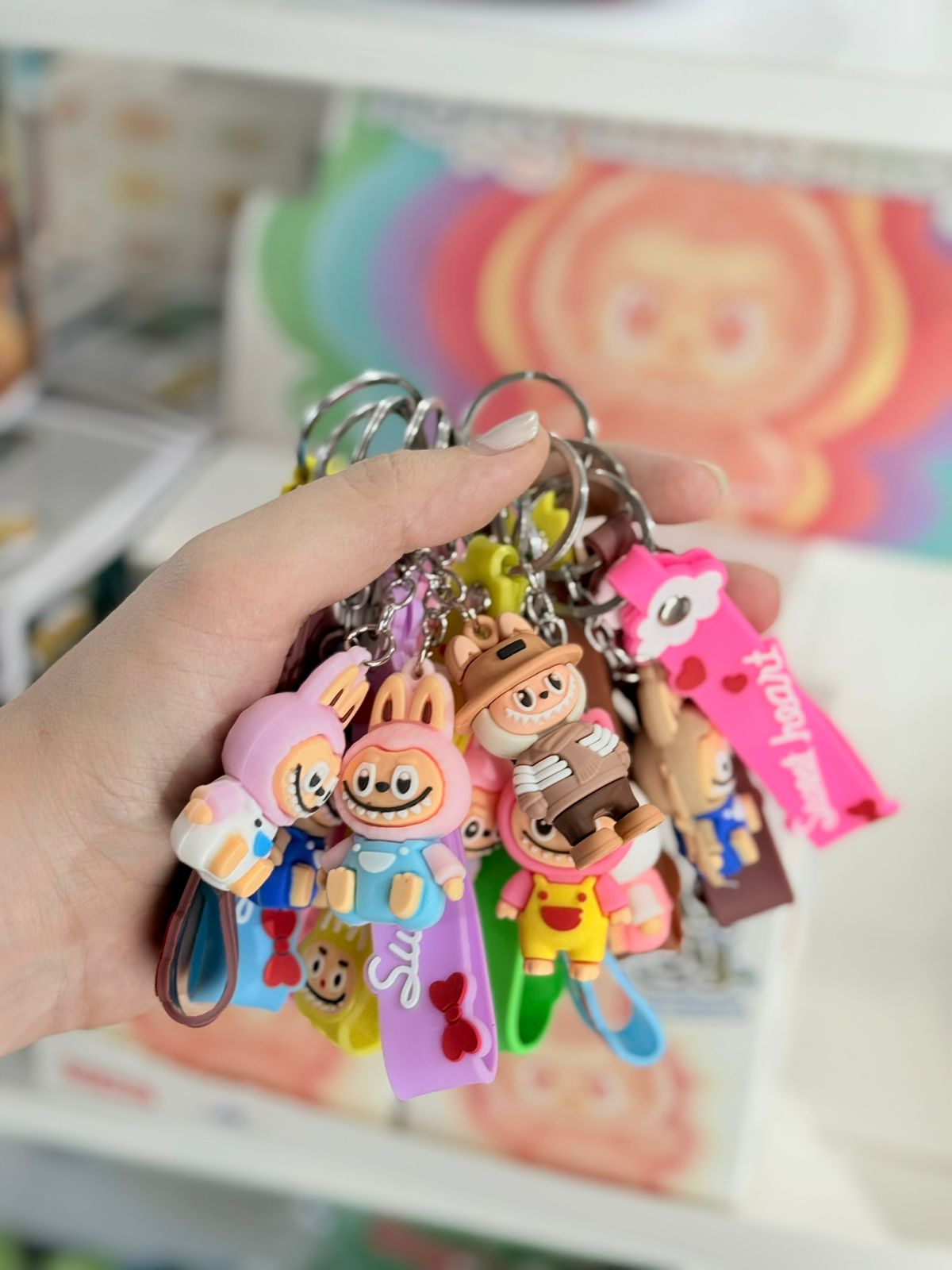 Llaveros Labubu
