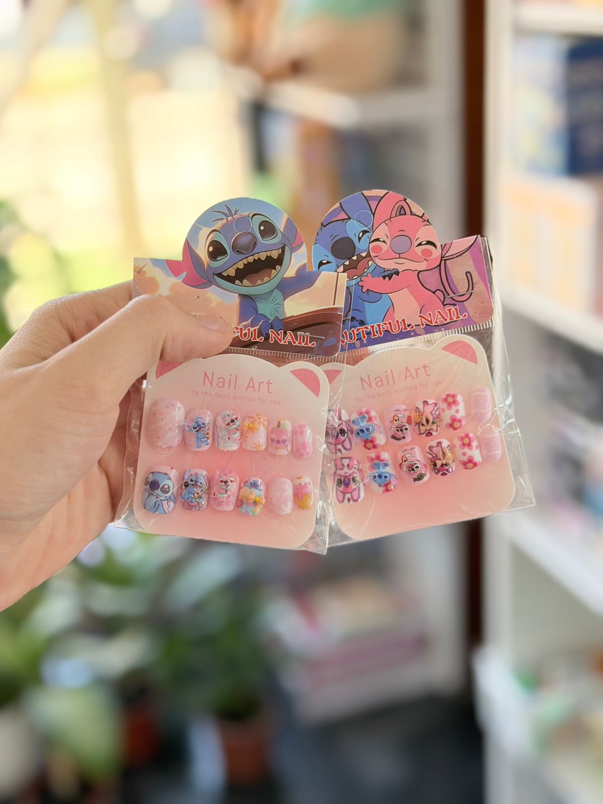 Uñas Postizas Labubu/Kuromi/stitch