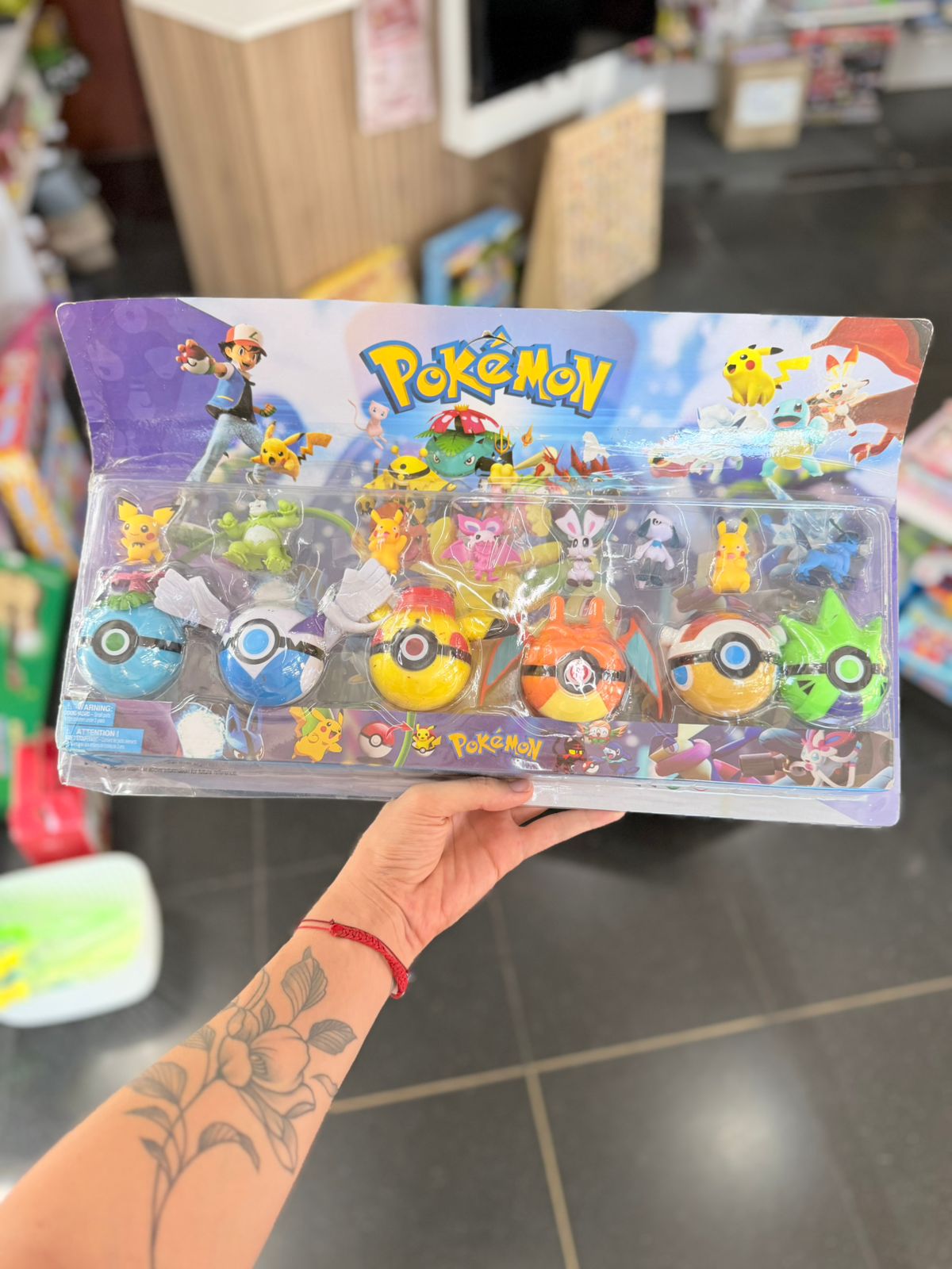 Set Pokemon y Pokebolas