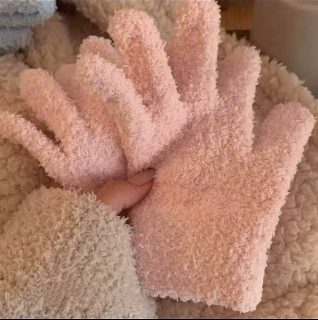 Guantes mágicos peludos grandes
