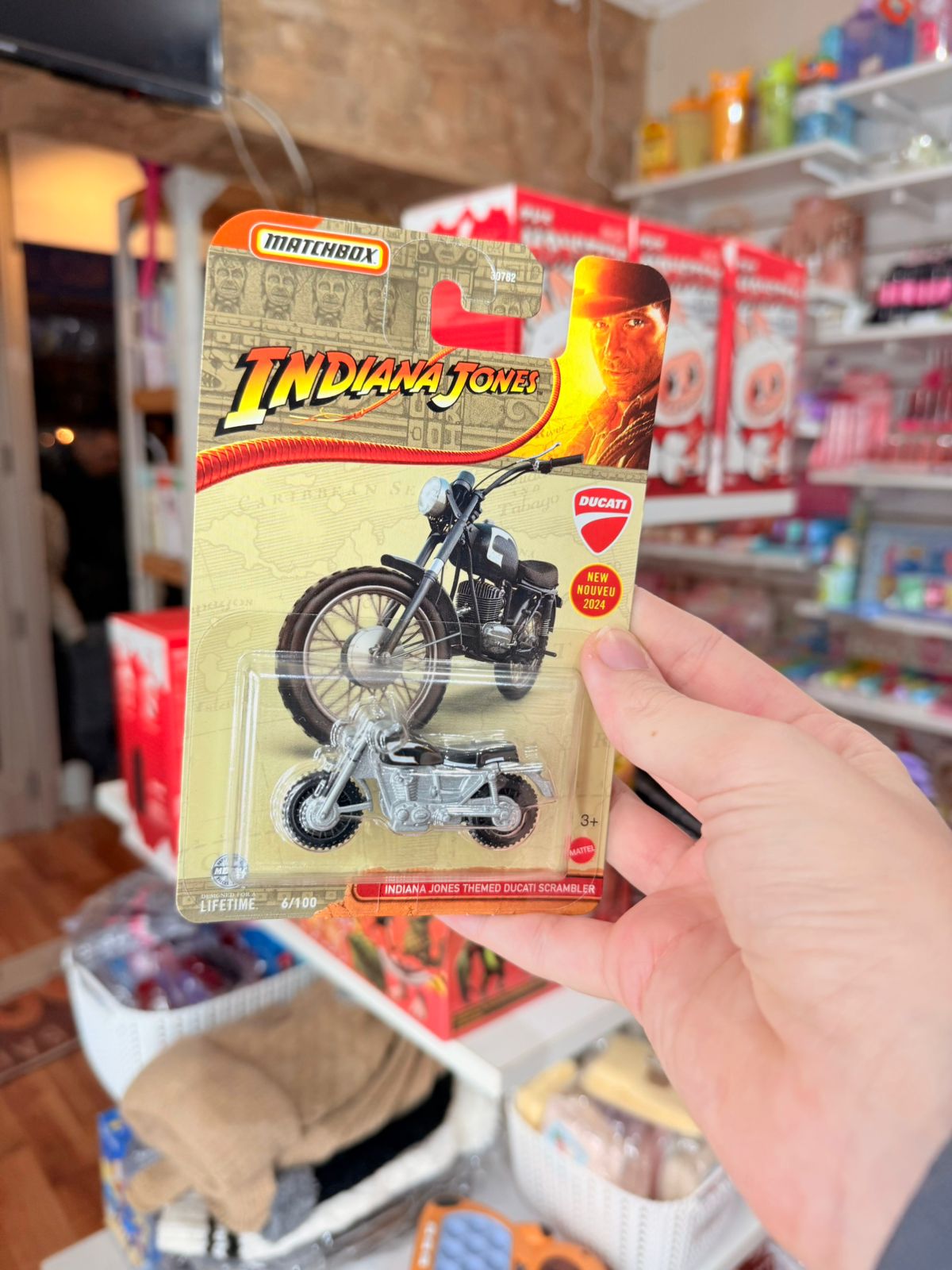 Indiana Jones Moto Ducati Scrambler Matchbox