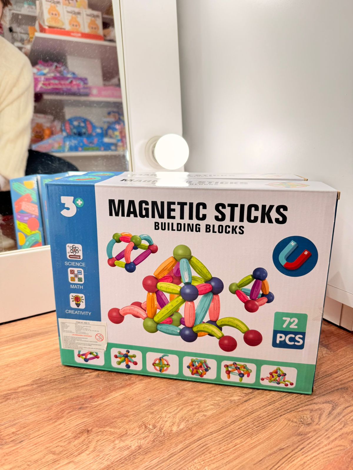 magnéticos 72 piezas