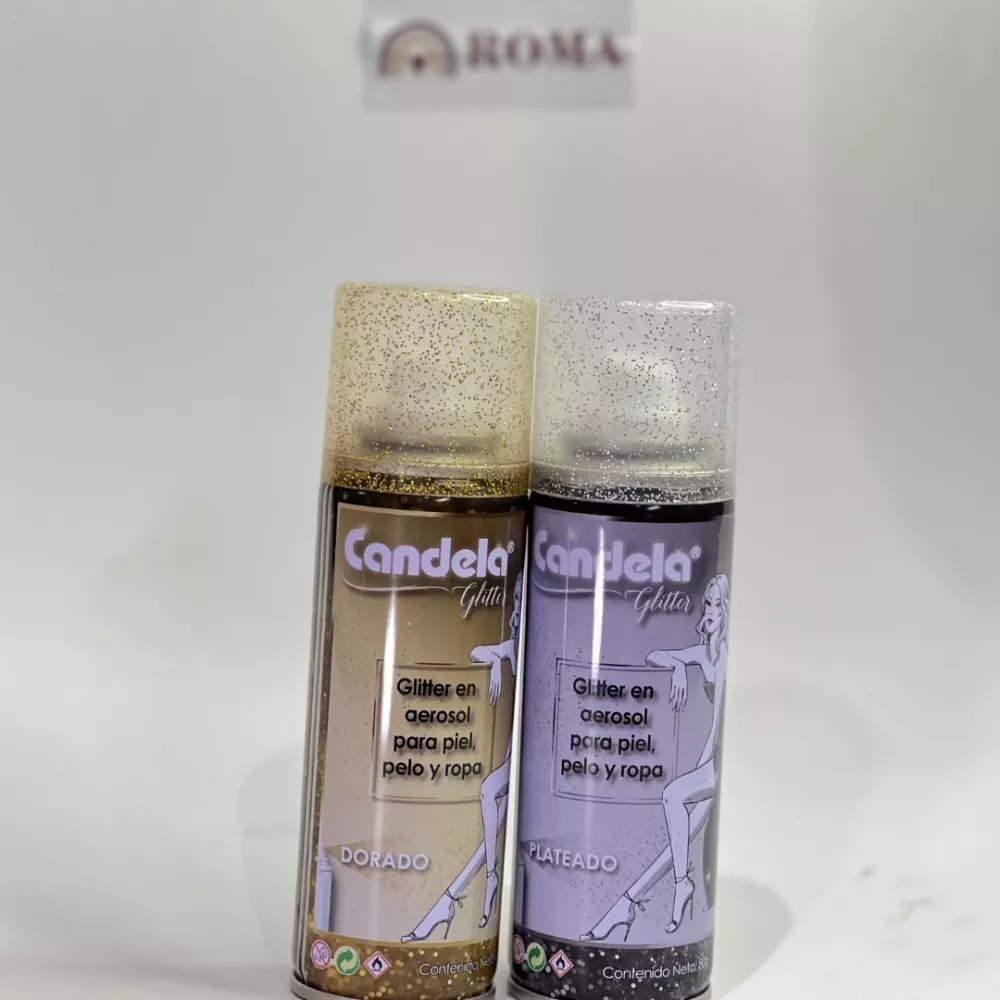 Glitter en aerosol