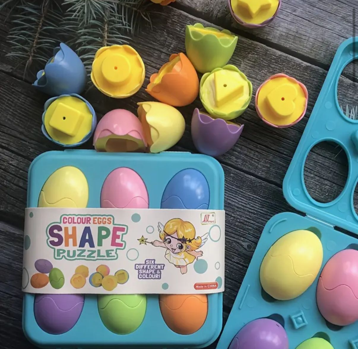 Juego de Juguetes de Encaje de Huevos DIY