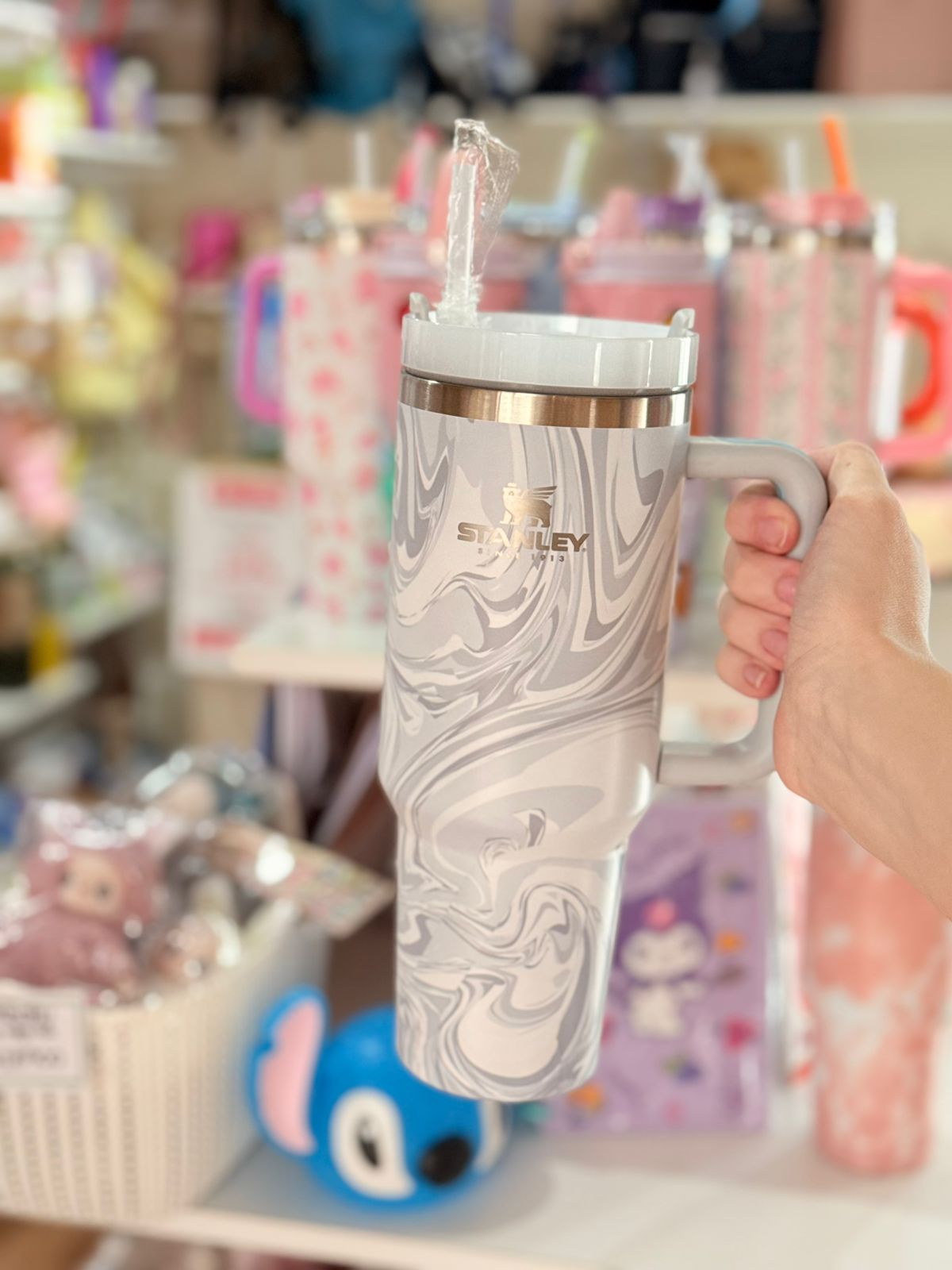 Vaso marmolado termico simil stanley