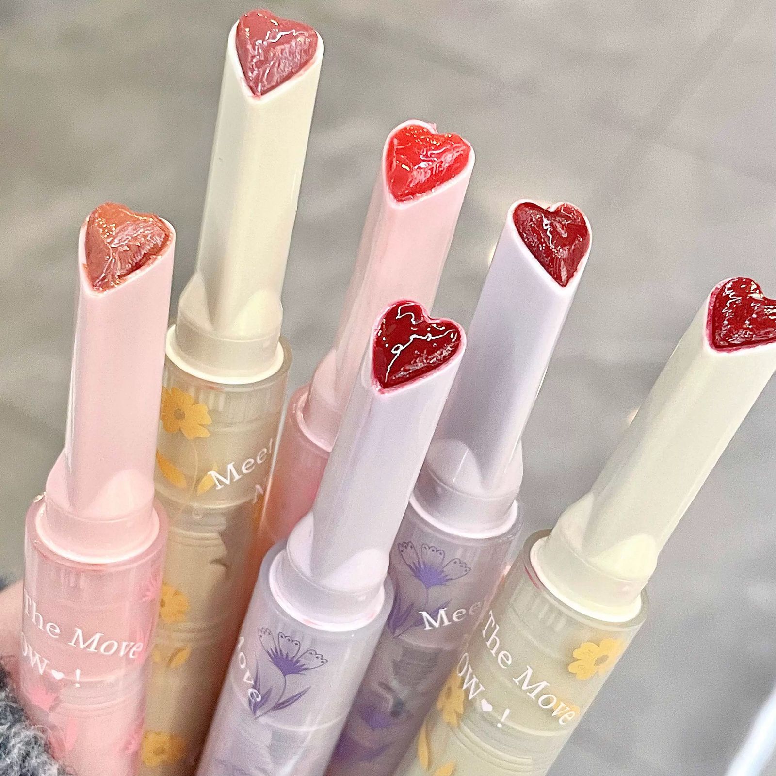 lápiz labial de gelatina