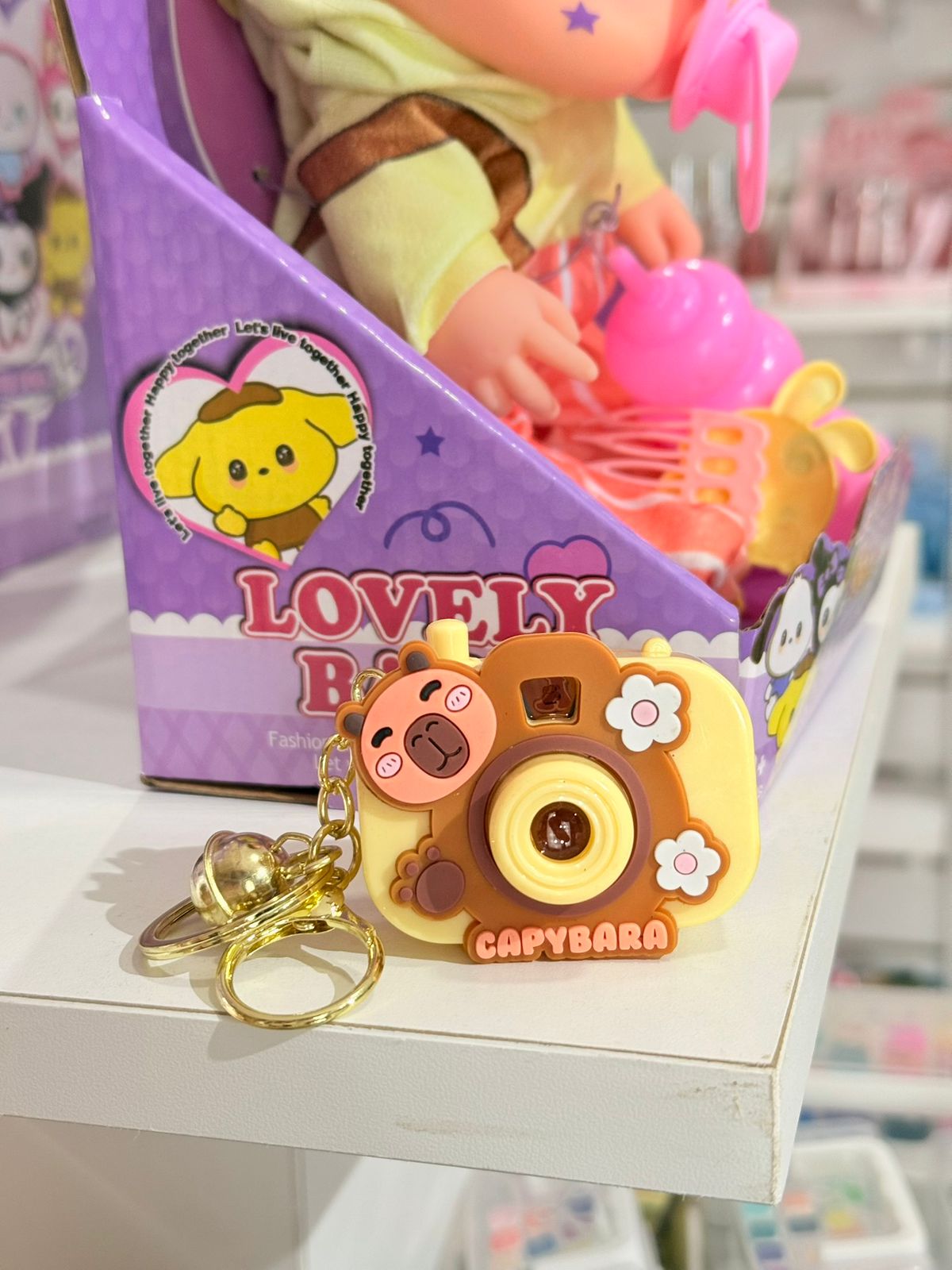 Llavero Cámara proyector capybara