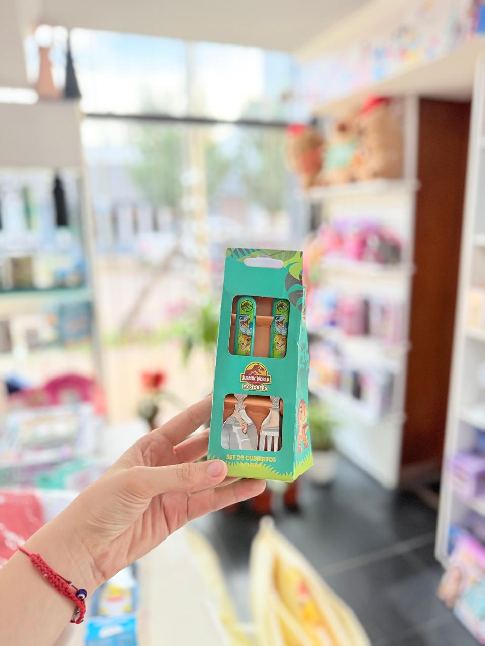 Set de cubiertos Dino