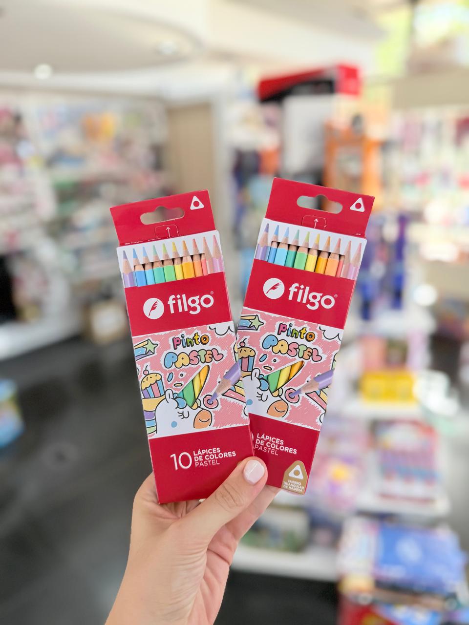 Lápices Pastel Filgo x10 1