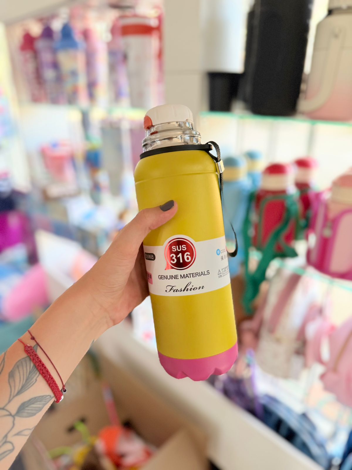 Botella térmica bicolor 1L 1